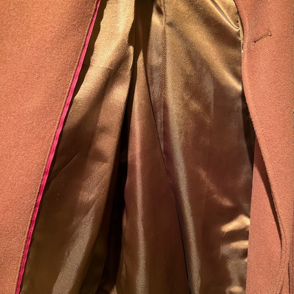 Merona women’s wool blend lined trench coat. M - Picture 4 of 4